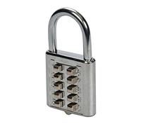 Silverline 960640 Digital Combination Padlock 10-Digit 38 mm, Silver