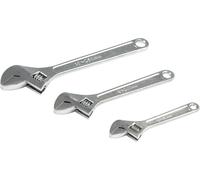 Silverline Adjustable Wrench Set 3pce (150, 200 & 250mm) (WR03)