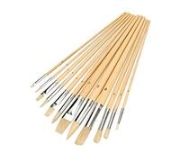 Silverline Artists Paint Brush Set 12pce Mixed Tips (282606)