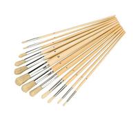 Silverline Artists Paint Brush Set 12pce Round Tips (868848)