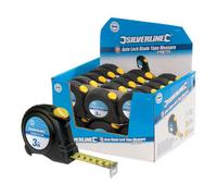 Silverline Auto Blade Lock Tape Display Box - 30Pce 3M / 10Ft X 16mm