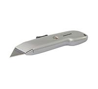 Silverline Auto Retractable Safety Knife 140mm (CT11), Grey