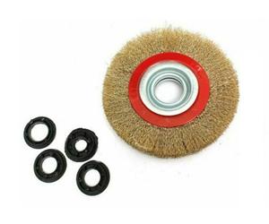 Silverline Bench Grinder Brassed Steel Wire Wheel 150mm X 32mm