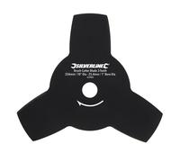 Silverline Brush Cutter Blade 3-Tooth - 254mm / 10" Dia - 25.4mm / 1" Bore Dia
