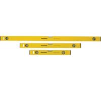 Silverline Builders Level Set 3pce 400, 600 & 1000mm (119688), Yellow