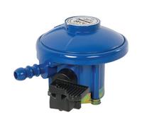 Silverline Butane Clip-On Regulator 1.5kg/hr Calor/Flogas Yellow (940053), 21 mm