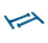 Silverline Tools Manhole Keys 868537, Cast Iron, 125 mm, 2-pack, Blue