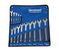 Silverline Combination Spanner Set 14Pce - 1/4 - 1-1/4"