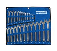 Silverline Sp100 Combination Spanner Set 6-32mm - 25 Pieces - 32mm 632 25pce - spanner set combination silverline sp100 25 32mm 632 pieces 25pce