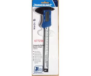 Silverline Digital Vernier Caliper 150mm Mech Engineering Tool Metric & Imperial