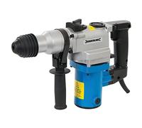 Silverline DIY 850W SDS Plus Hammer Drill - Heavy-Duty Rotary Hammer, Impact Drill, Concrete Drill, Blue/Grey, Model 633821, Power Tool for Drilling & Chiseling
