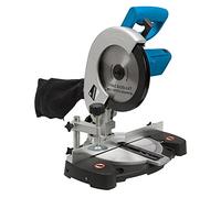 Silverline DIY Compound Mitre Saw - 1400W, 210mm Blade, Adjustable Cutting Angles, UK Plug, Blue (262705)