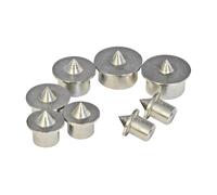 Silverline Drilling Steel Dowel Centre Holes Wood Pin Set Pack Of 8 Piece 6-12mm ( UK )