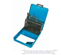 SILVERLINE DS54 13PCE 2-8MM DRILLSET METAL CASE