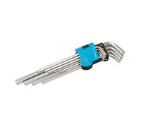 Silverline Expert Imperial Hex Key Set (Pack of 10) in Silver Silverline Silver