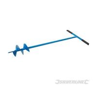 Silverline Fence Post Hole Digger Auger Drill Manual Tool 5" Bore 1100mm 868696