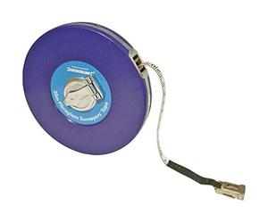 Silverline Fibreglass Surveyors Tape 50m / 165ft x 13mm (MT40)