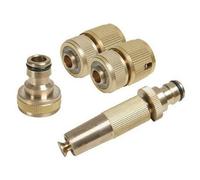 Silverline Fittings Set Brass 4Pce - 4Pce
