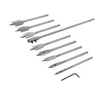 Silverline Flat Bit & Extension Arm Set 10Pce