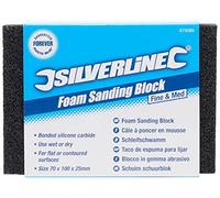 Silverline Foam Sanding Block Fine & Medium (675085)