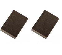 Silverline Foam Sanding Block Medium & Coarse (868564) (Pack of 2)