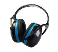 Silverline Folding Ear Defenders - SNR 30dB Hearing Protection, Noise Reduction Ear Muffs for Work, Construction & DIY (633816)