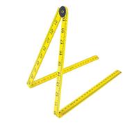 Silverline Folding Rule 1000mm (733241), Yellow