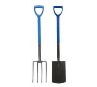 Silverline Garden Digging Fork & Spade Set 1000mm