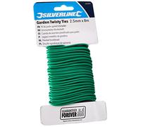 Silverline Garden / Plant Twisty Tie Supports 2.5mm x 8m (633941)