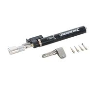 Silverline Gas Soldering Iron 195mm Butane Gas Torch, Electronic Ignition