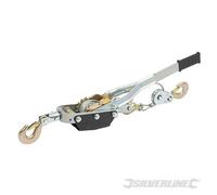 SILVERLINE HAND WINCH PULLER 3.5 TON CABLE 3500KG CARAVAN BOAT TRAILER 360375