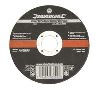 Silverline Heavy Duty Metal Slitting Disc Flat 115 x 1 x 22.23mm (103662)