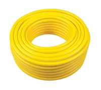 Silverline Heavy Duty Reinforced PVC Garden Hose 30M Yellow Watering Pipe