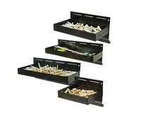 Silverline Heavy Duty Steel Trays Magnetic Tool Storage Tray Set Of 4 150-310mm ( UK )
