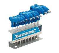 Silverline Hex Key T-Handle Set 10pce 2 - 10mm
