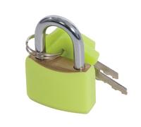 Silverline Hi-Vis Brass Padlock - 30mm - YELLOW