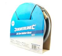 Silverline High Quality Reinforced Compressor Air Line Rubber Hose 8mm 5/16'' Bore - 15Mtr