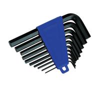 Silverline Hex Key Set 10 Piece 1/16" - 3/8"