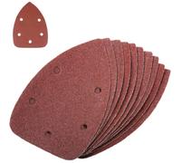 Silverline Hook & Loop Detail Sander Sheets 140mm 10pk 80 Grit