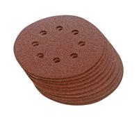 Silverline Tools Hook and Loop Discs 647920 Punched 125 mm 60 Grit 10pk