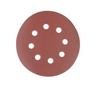 Silverline Hook & Loop Discs Punched 125mm 10pk 240 Grit
