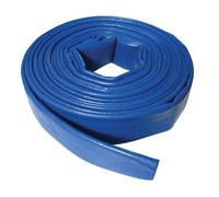 Silverline Lay Flat Hose 10m x 40mm - flat hose x silverline 10m 40mm lay 868776 discharge