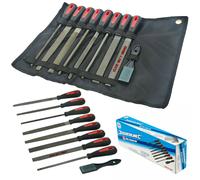 SILVERLINE METAL 8" FILE & RASP 9 PIECE SET MECHANICAL ENGINEERING COARSE FINE