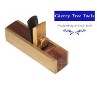Silverline Miniature Scraper Plane 80mm Rosewood Hand Tool with Brass Plates