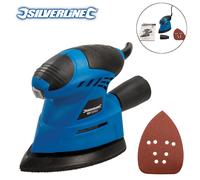 Silverline Mouse Detail Sander Electric Sanding Tool with Dust Extraction Port