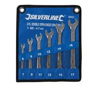 Silverline Open-Ended Spanner Set 6Pce