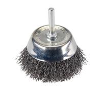 Silverline Rotary Steel Wire Cup Brush - 75Mm, Silver