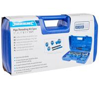 Silverline Pipe Threading Kit 5pce 1/2”, 3/4”, 1” & 1-1/4” BSPT (868556)