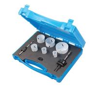 Silverline Plumbers Bi-Metal Holesaw Kit 9Pce - 19 - 57mm Dia
