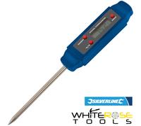 Silverline Pocket Digital Probe Thermometer Slimline Food Meat BBQ Cooking